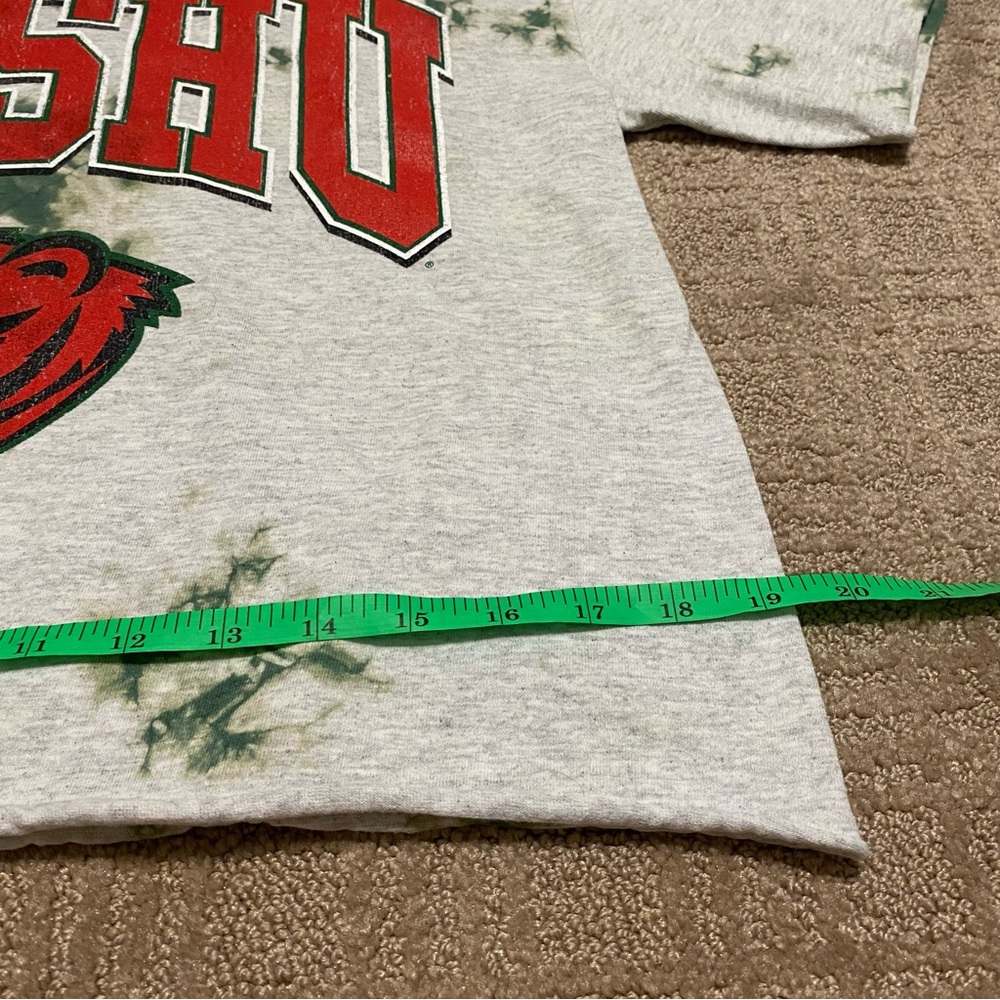 {Vintage Tubular} Washu Tie Dye Cropped Graphic Tee ~ Size Medium - Picture 13 of 14